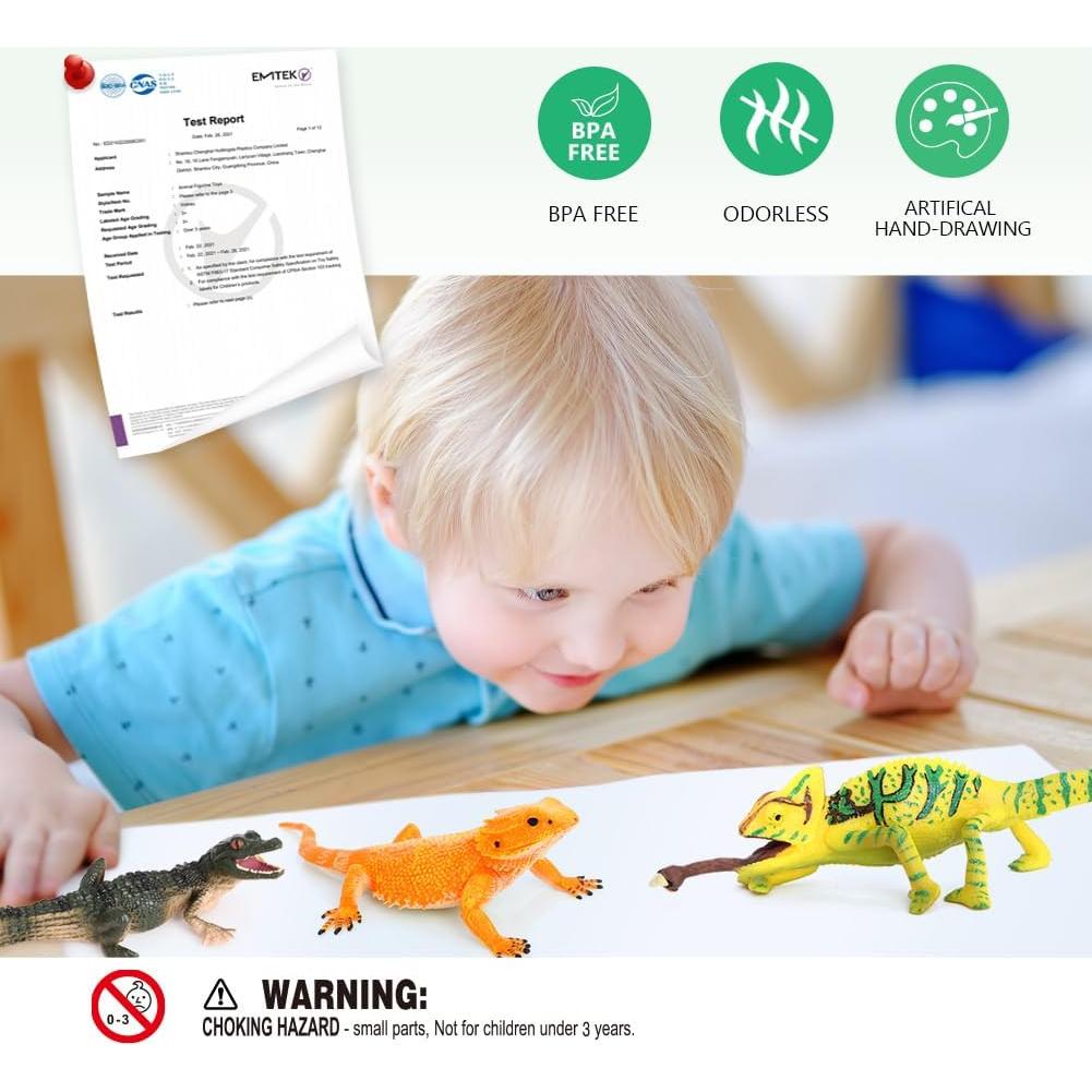 Figuritas de Animales Reptiles Volnau 11PCS - Juguetes Educativos