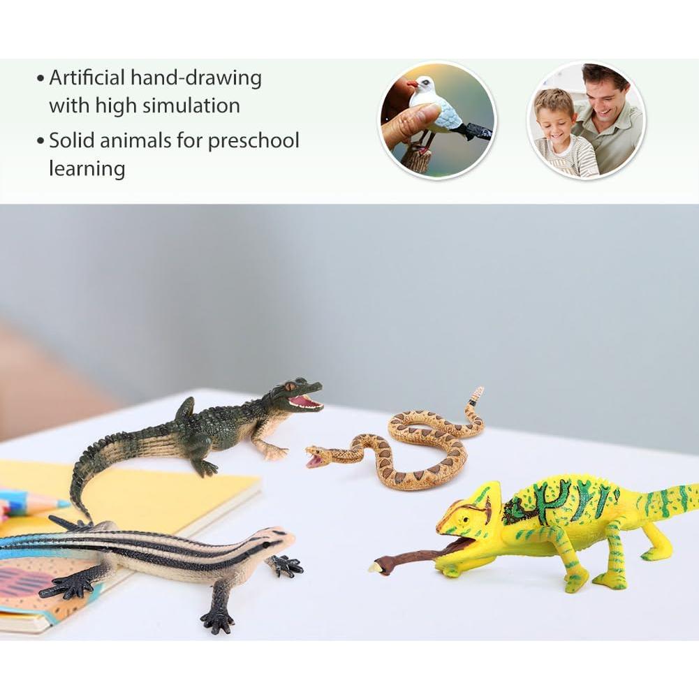 Figuritas de Animales Reptiles Volnau 11PCS - Juguetes Educativos