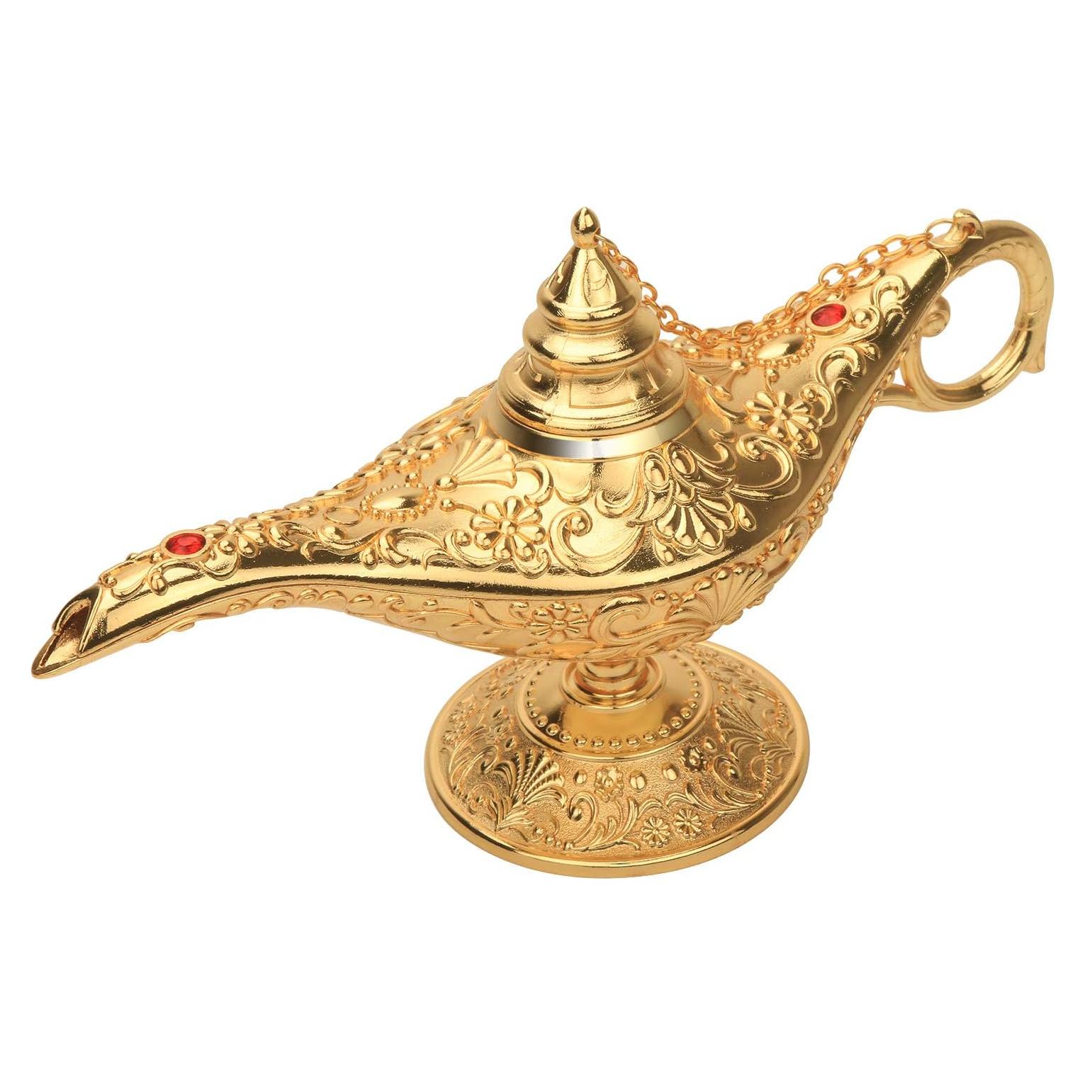 Lámpara Mágica Genio Aladino LAUYOO Decorativa 21x11.3cm