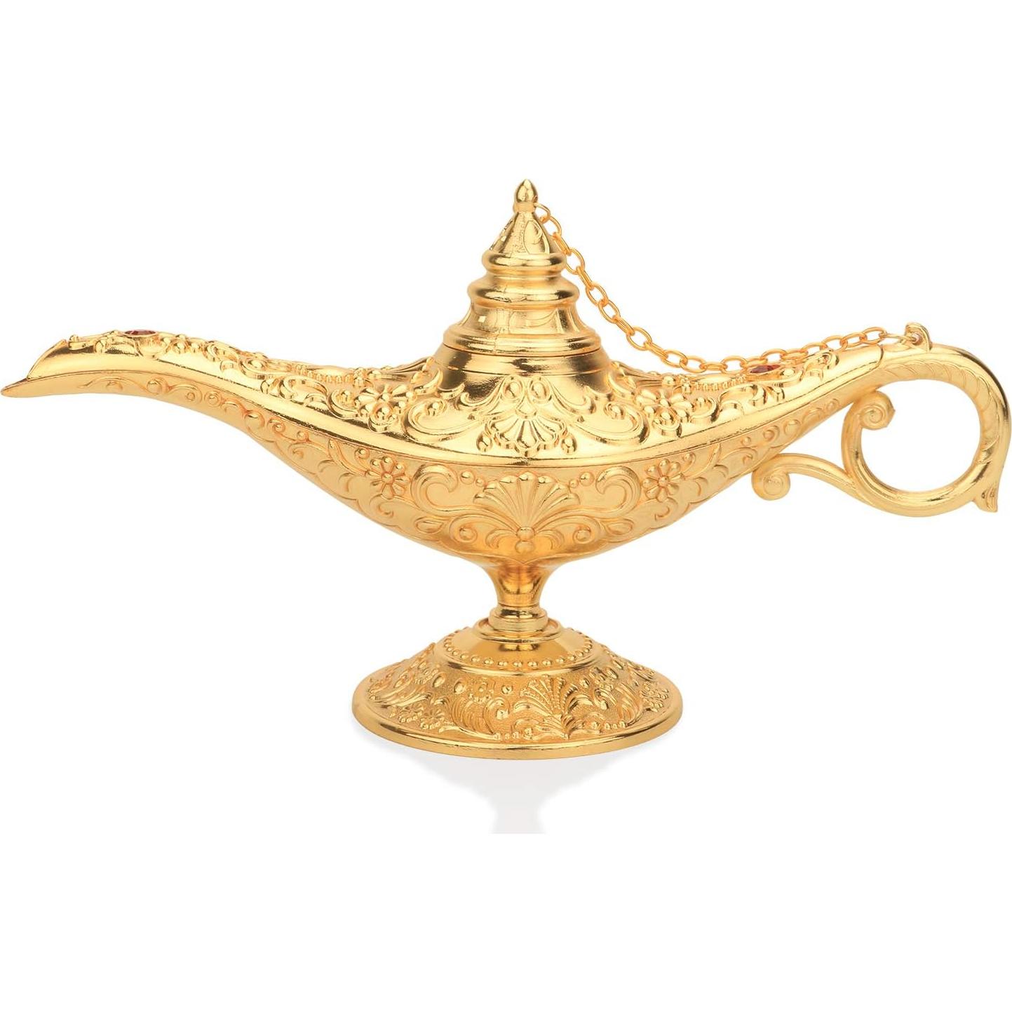 Lámpara Mágica Genio Aladino LAUYOO Decorativa 21x11.3cm