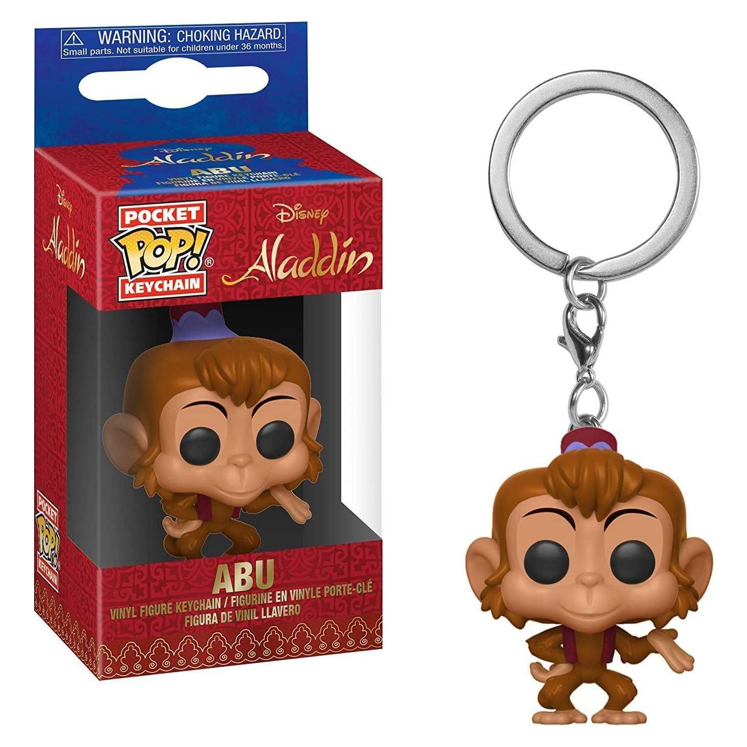 Llavero Pocket POP Funko Aladino Abu 3.81 cm Multicolor