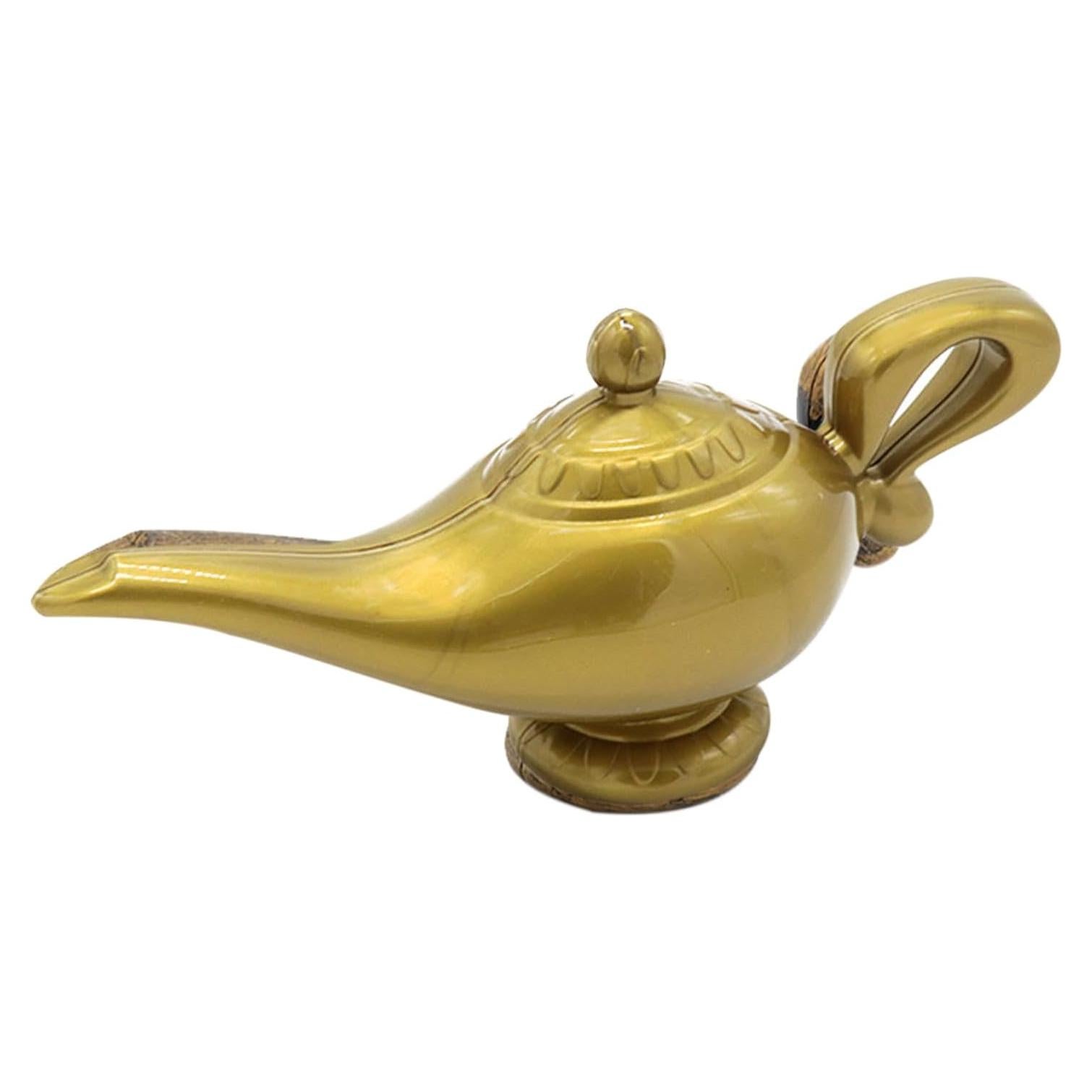 Lámpara de Aceite Árabe Vintage Lifenanny 22x7x10.5cm Oro