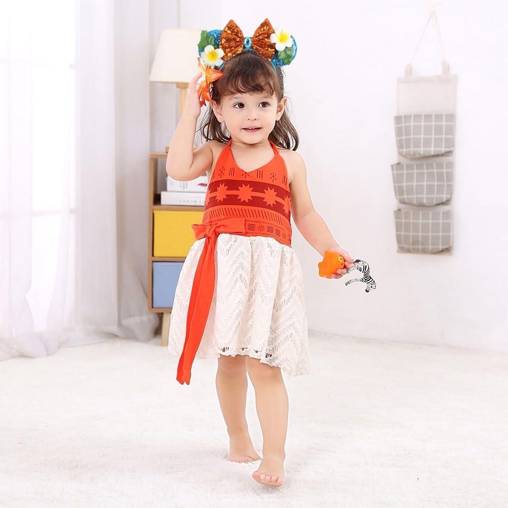 Accesorios de Disfraz de Moana Yosbabe - Diadema y Collar