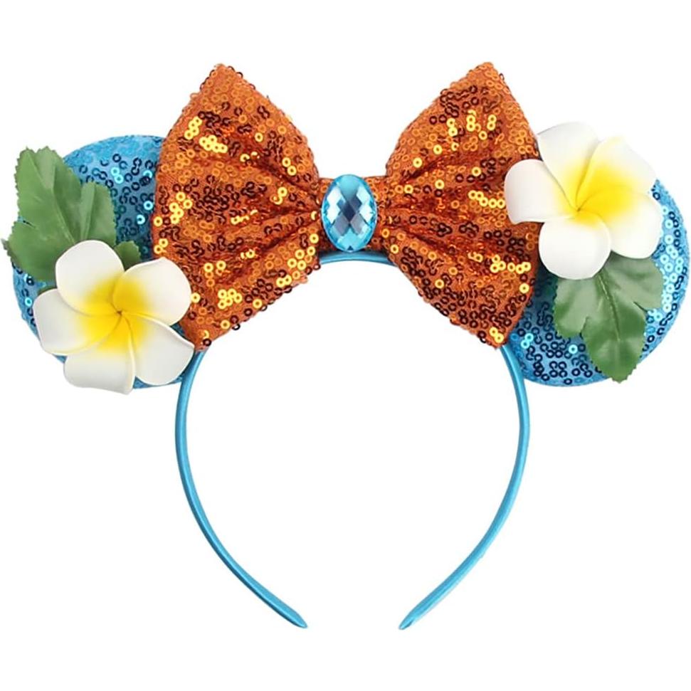 Accesorios de Disfraz de Moana Yosbabe - Diadema y Collar