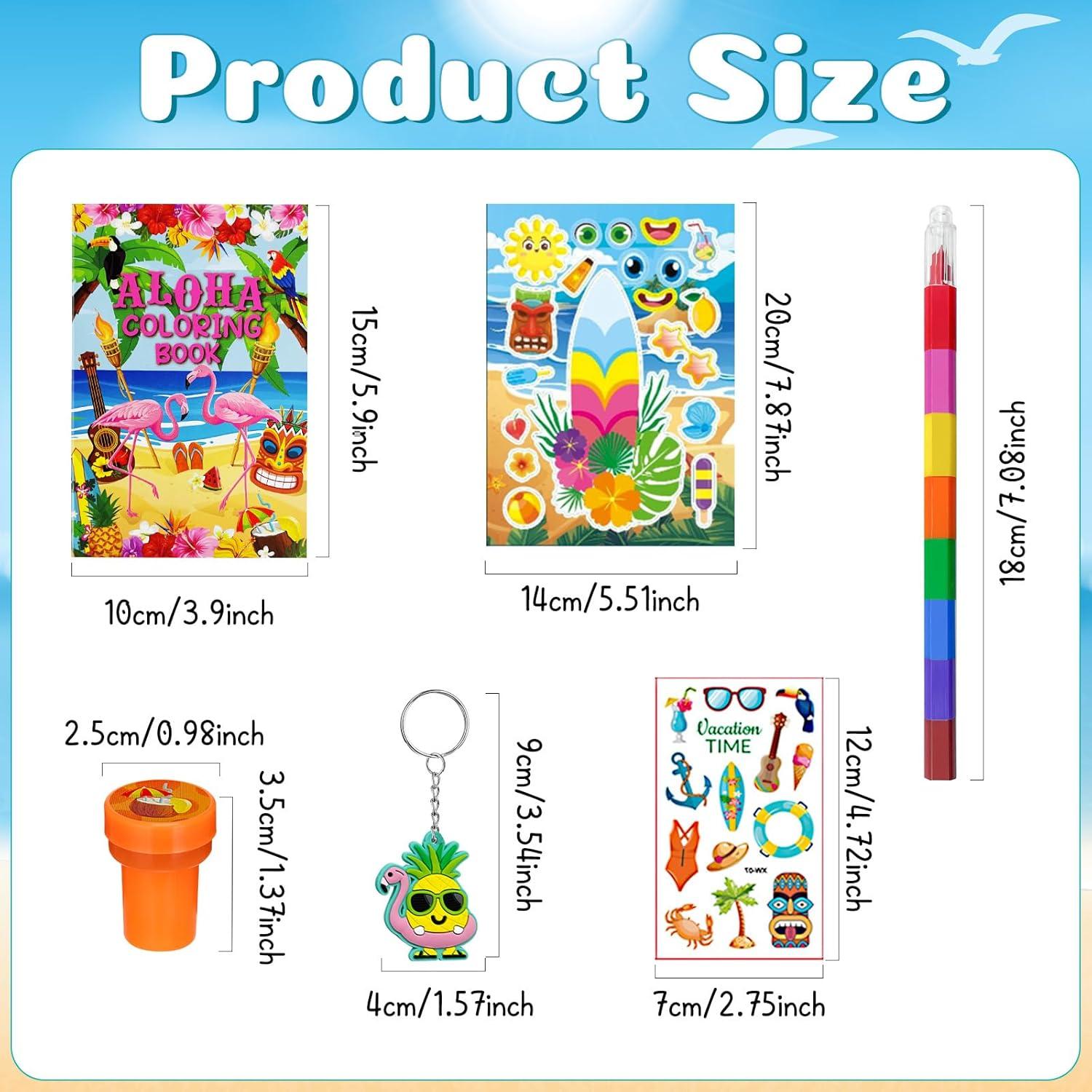 Favoritos de Fiesta Hawaiana Luau Cinrobiye 72 Piezas