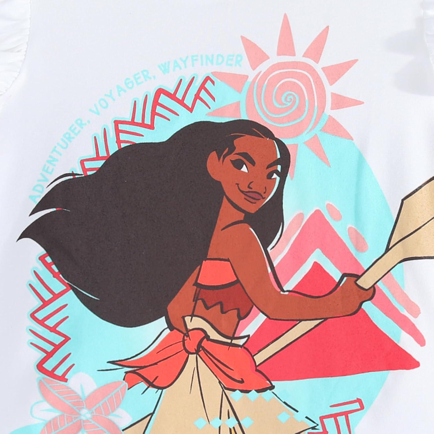 Conjunto de Ropa Disney Moana para Niñas - 5 Piezas