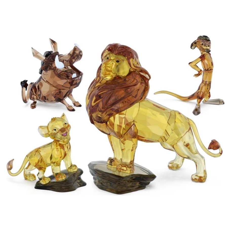Conjunto de figuras de leones Swarovski - El Rey León 30 Aniversario