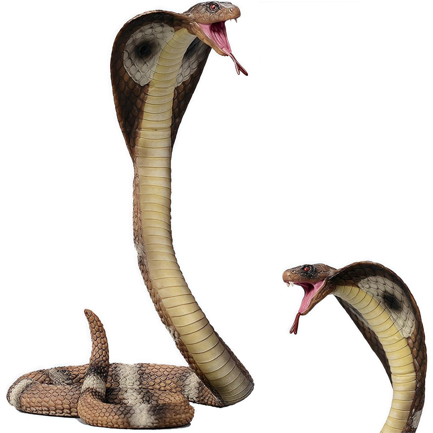 Figurita Cobra Rey Gemini&Genius - Juguete de Serpiente 16.5 cm