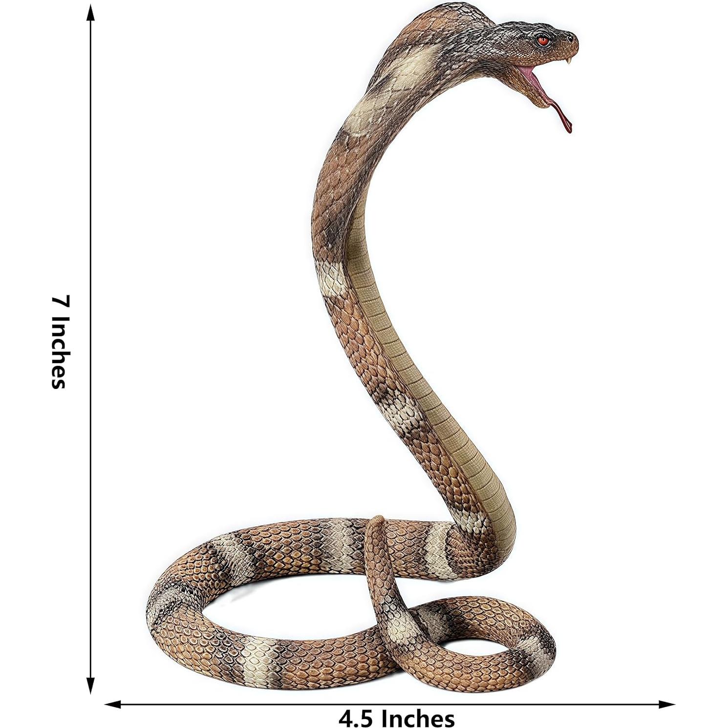 Figurita Cobra Rey Gemini&Genius - Juguete de Serpiente 16.5 cm
