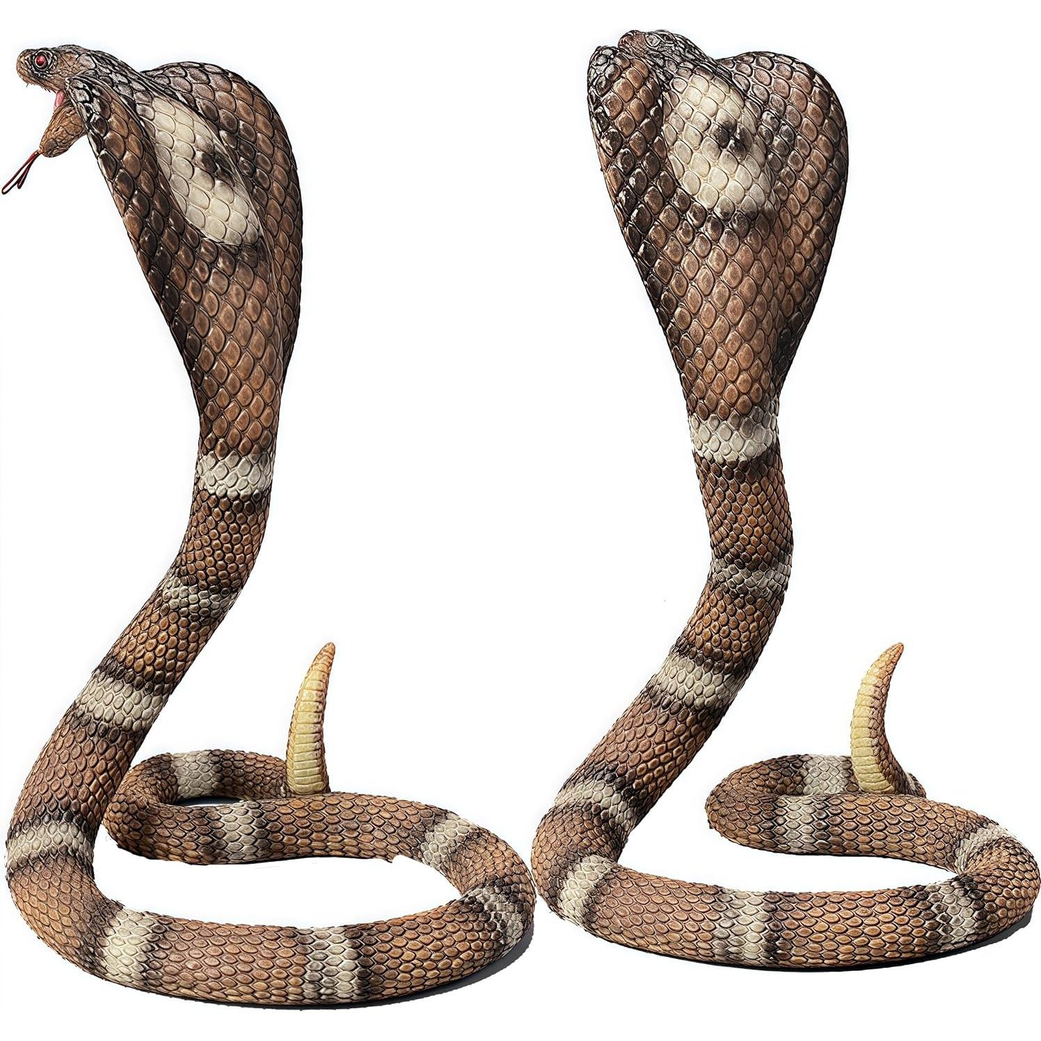 Figurita Cobra Rey Gemini&Genius - Juguete de Serpiente 16.5 cm