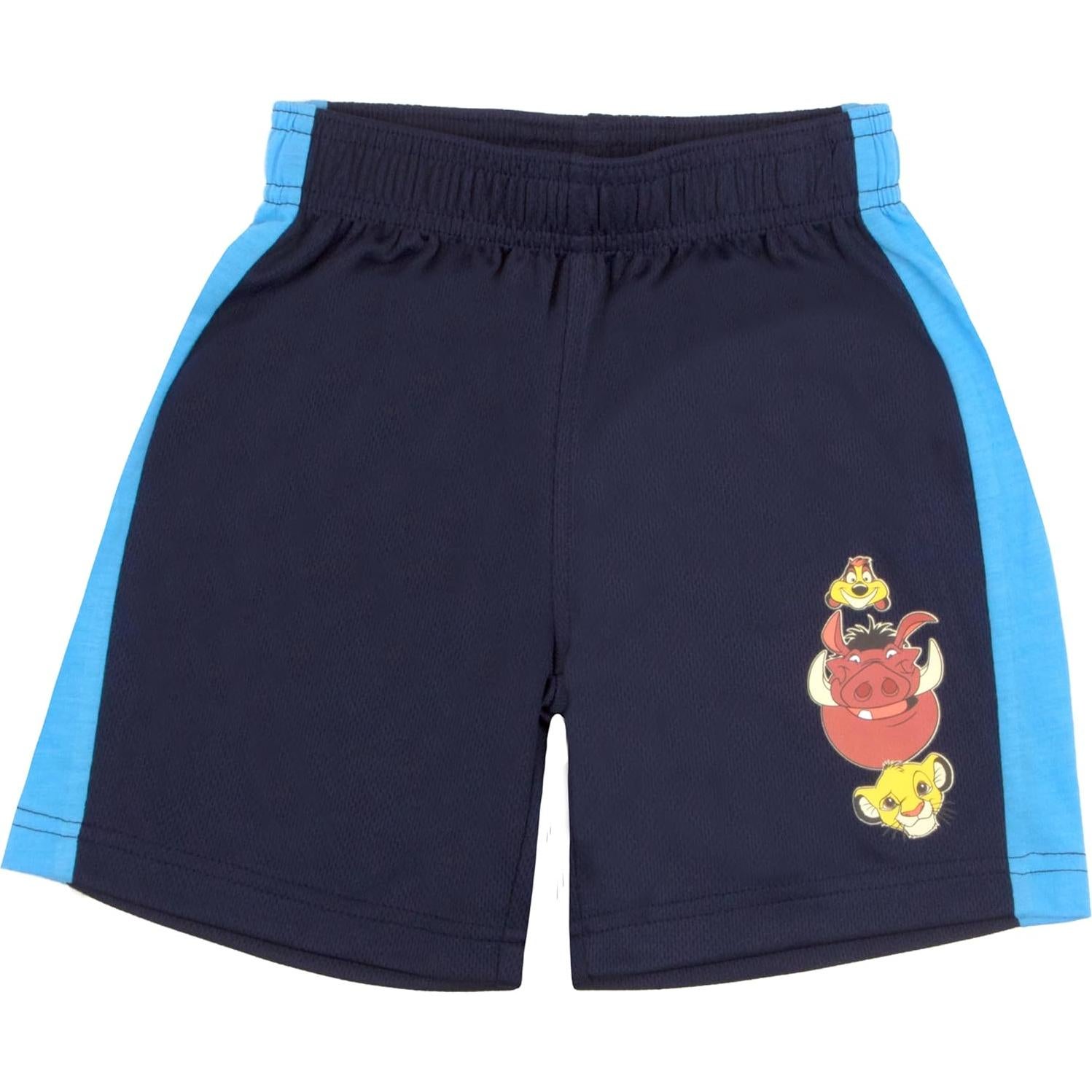 Conjunto Corto 3 Piezas Mickey Mouse Niños 3T Azul Cielo