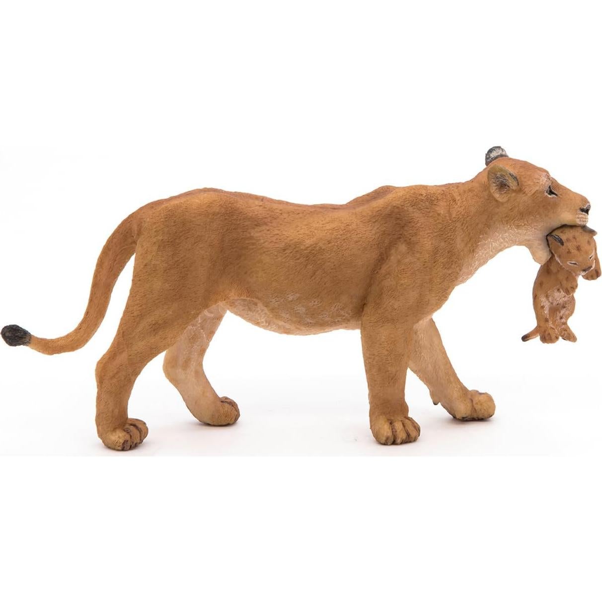 Figura de Leona con Cachorro Papo, 6.5cm, Multicolor