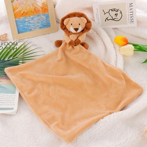 Manta de Seguridad León Amarillo Cordero Albaricoque 33 cm