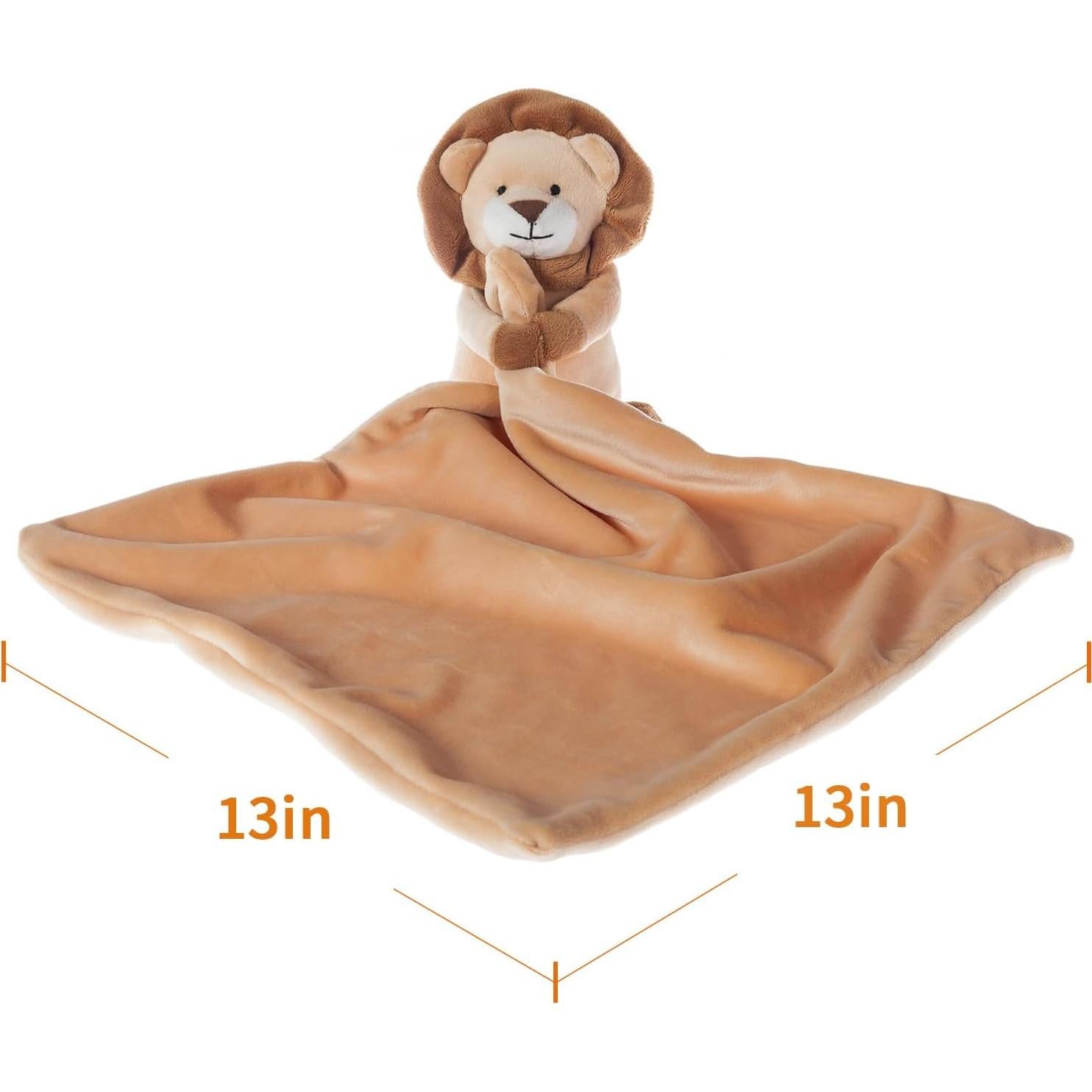 Manta de Seguridad León Amarillo Cordero Albaricoque 33 cm