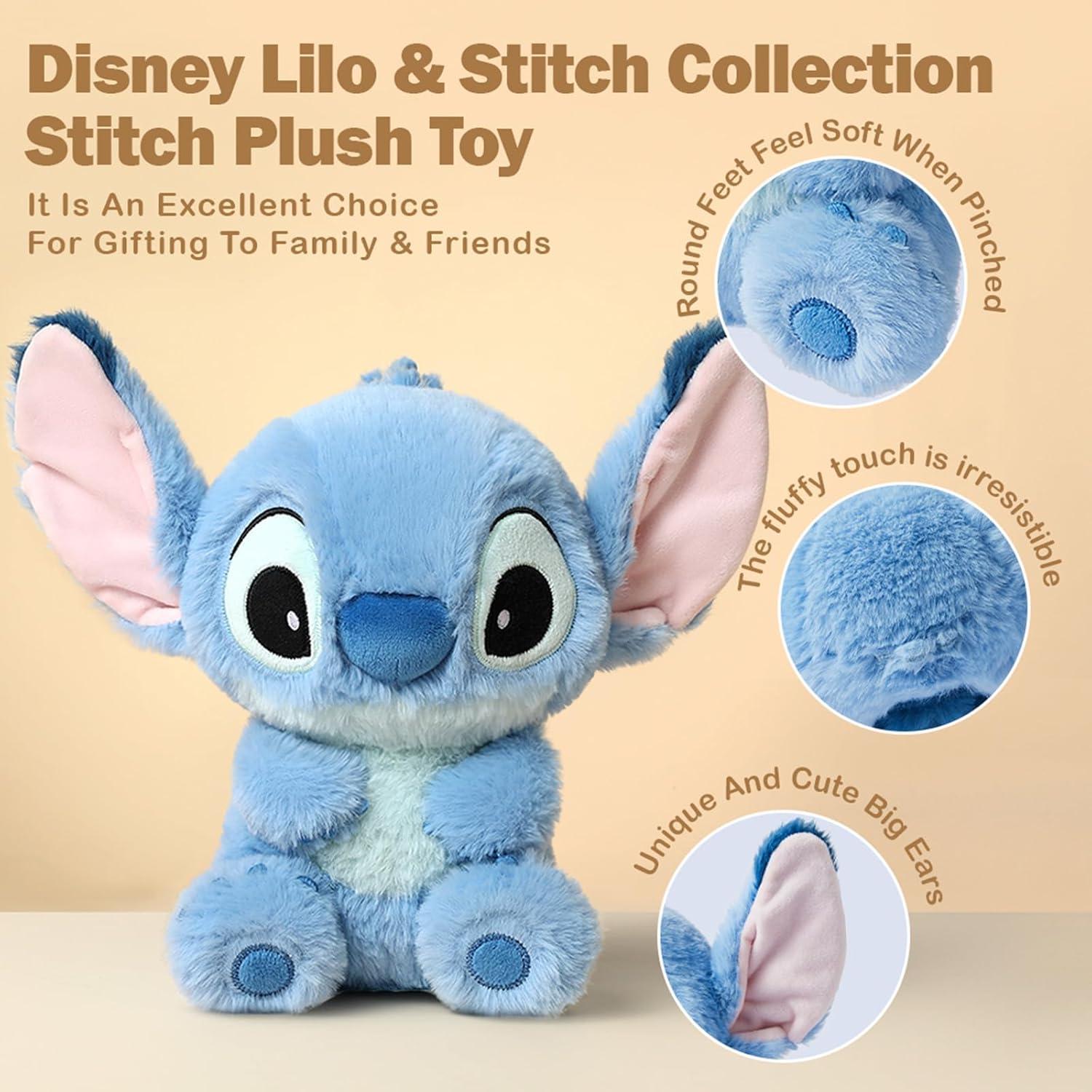 Peluche Lilo & Stitch 22.9 cm MINISO - Suave y Hipoalergénico