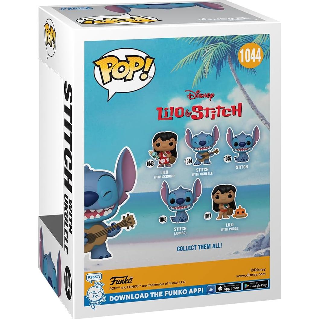 Set Funko Pop! Lilo y Stitch Ukelele + Camiseta Unisex S