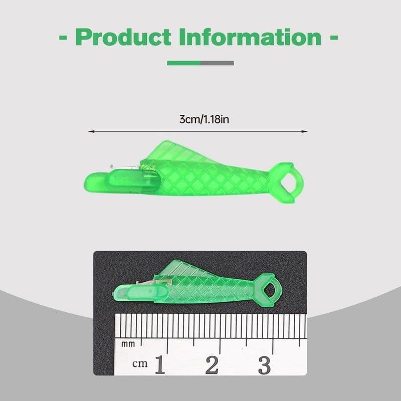 Fish Mouth Sewing Machine Needle Threader, 2024 New Automatic Sewing Needle Threader, Fish Type Needle Threader,Upgrade Quick Sewing Machine Loop, Easy Selfthread Needle Threaders Tool(5pcs)