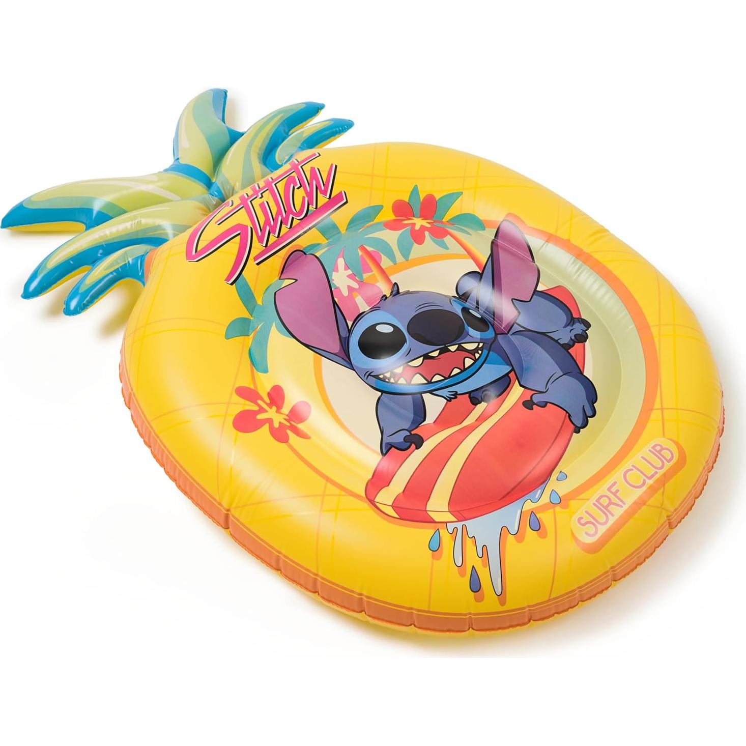 Flotador de piscina oversized Swimways Stitch 123 cm para adolescentes