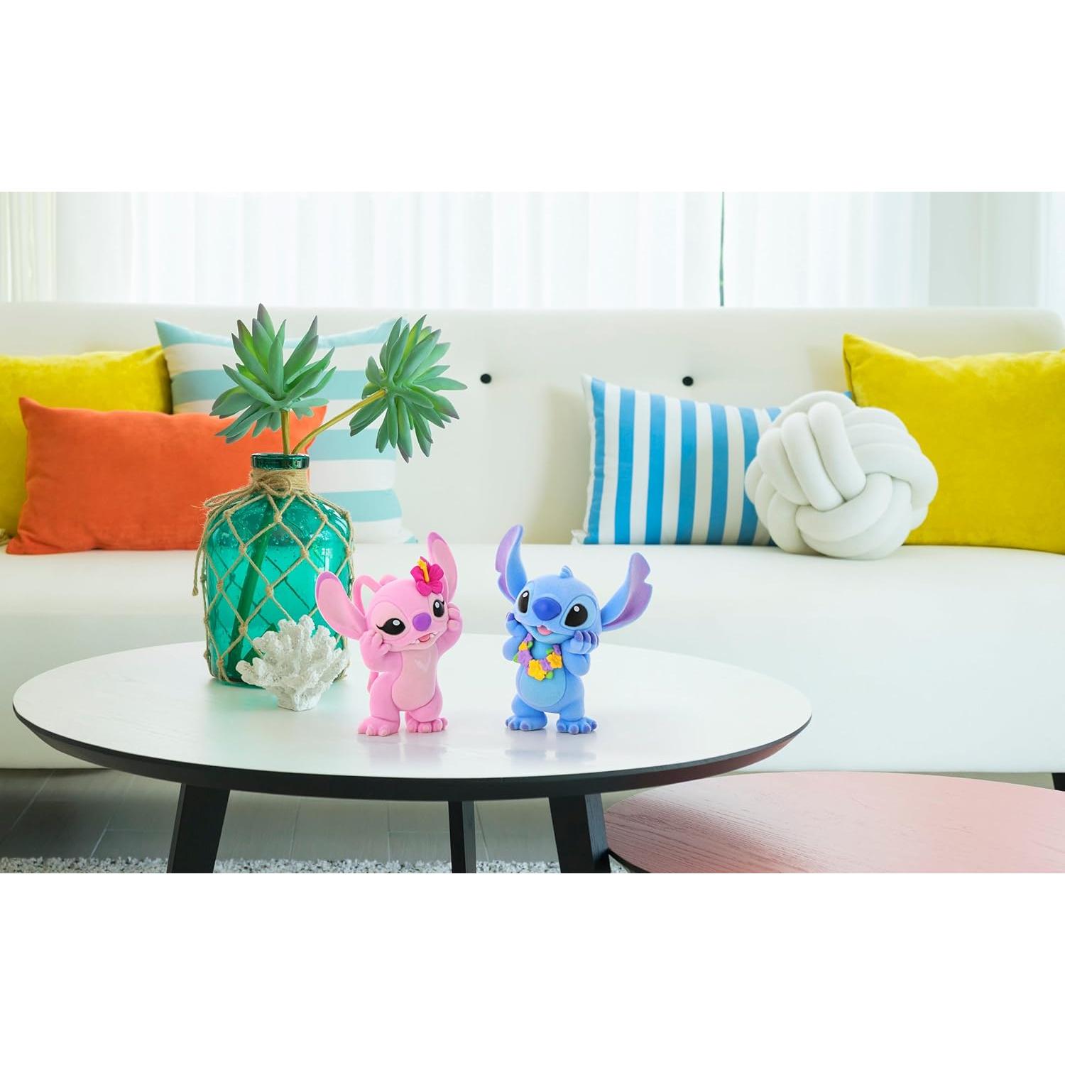 Figurita Enesco Grand Jester Studios Stitch 8.9 cm Aterciopelada