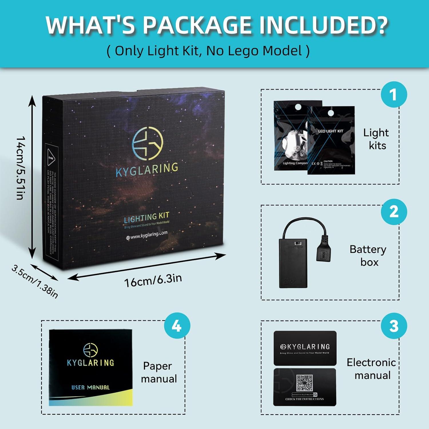 Kit de Luz LED Kyglaring para Lego 43268 Casa de Playa