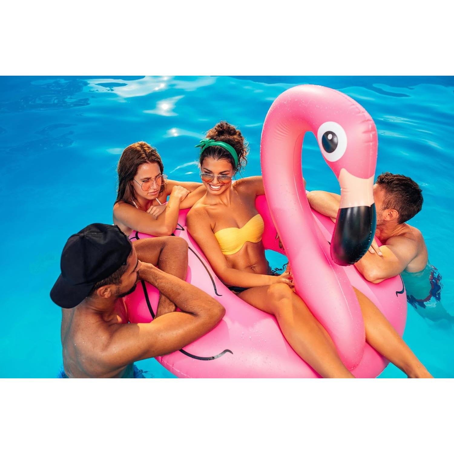 Flotador Inflable de Flamenco GiftExpress 121.92 cm Rosa