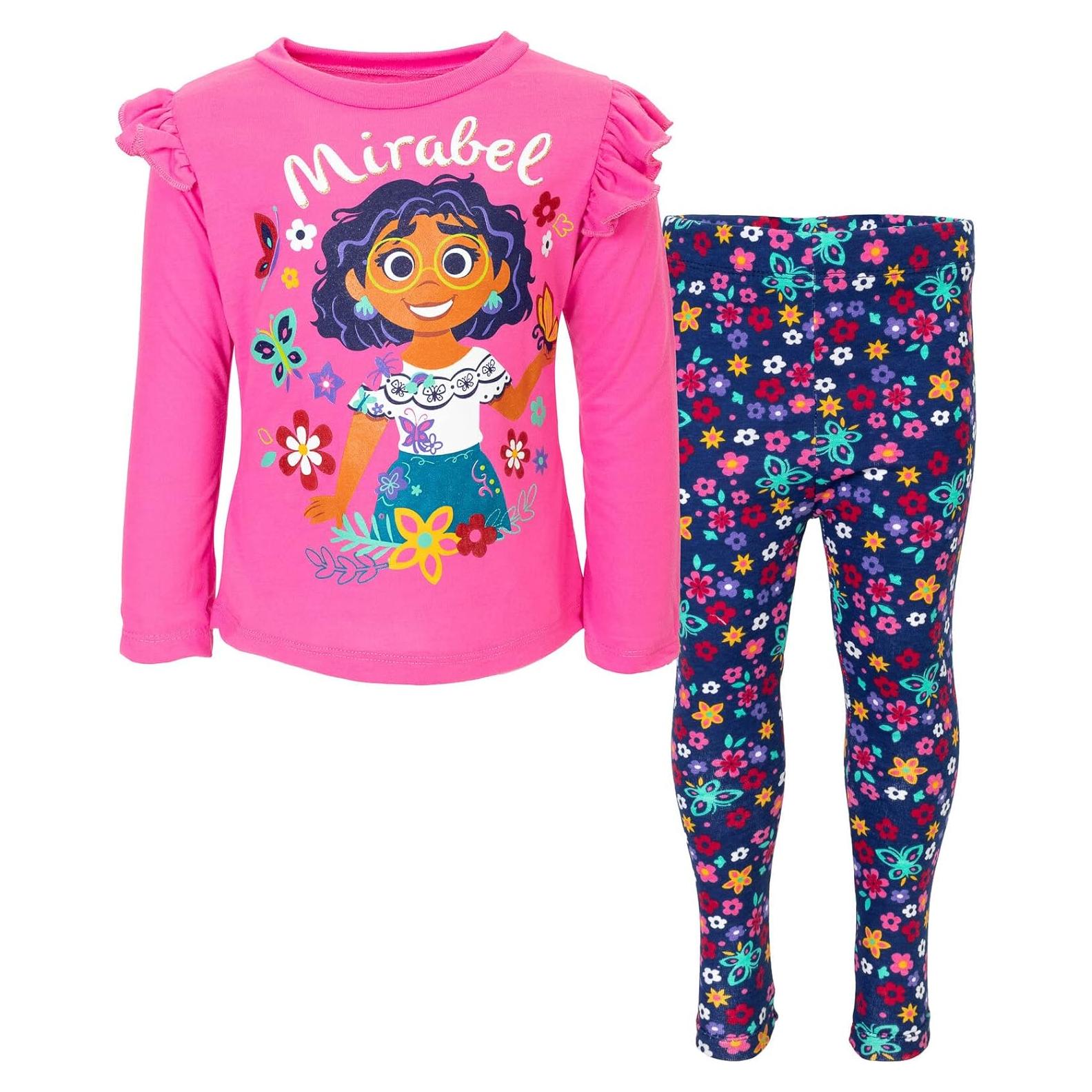 Conjunto camiseta y leggings Mirabel Disney Encanto 2T Rosa