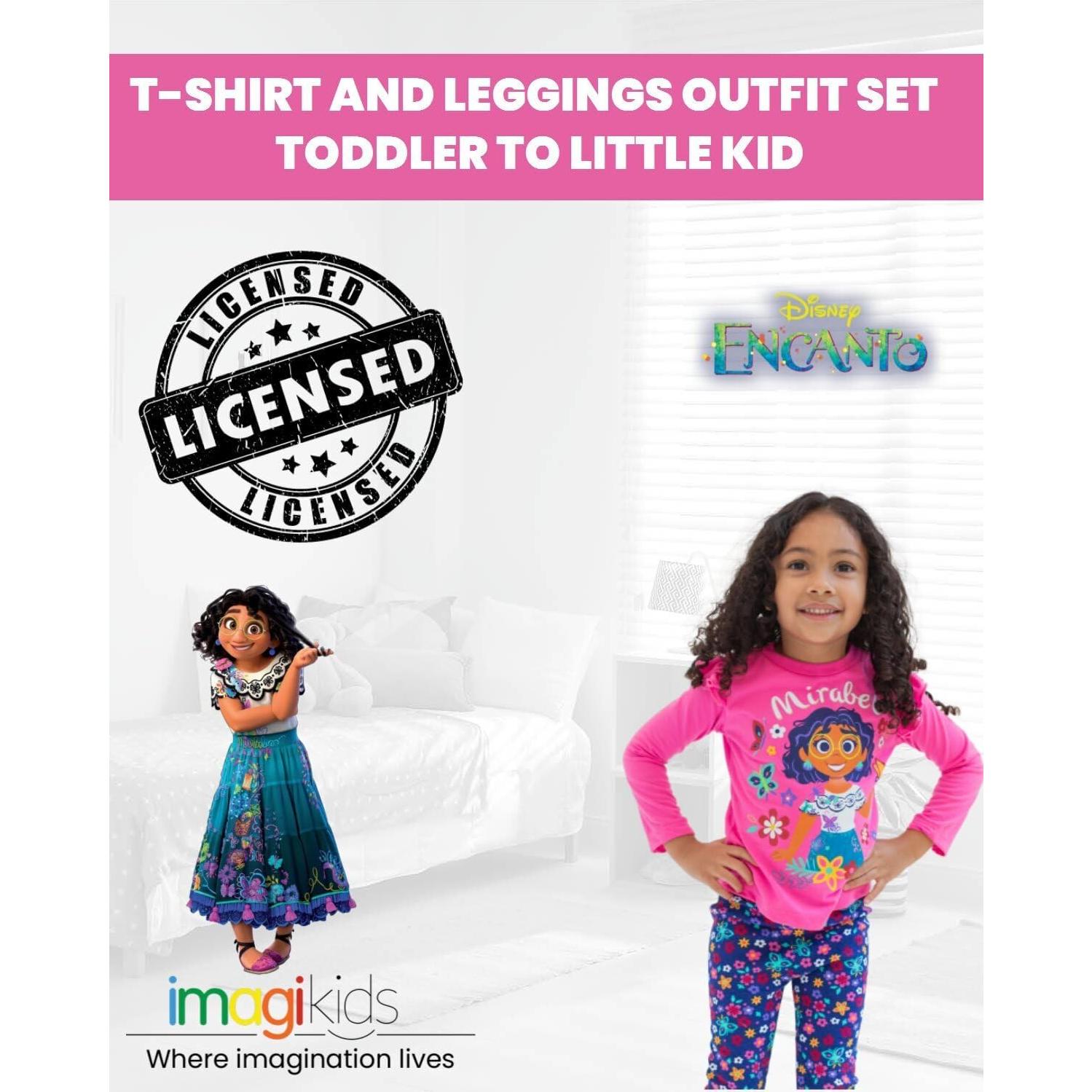 Conjunto camiseta y leggings Mirabel Disney Encanto 2T Rosa