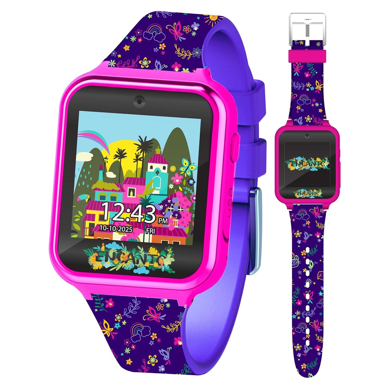 Reloj Inteligente Disney Encanto para Niños - Pantalla Táctil, Juegos y Cámara