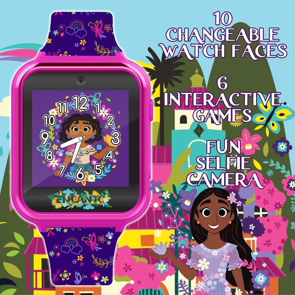 Reloj Inteligente Disney Encanto para Niños - Pantalla Táctil, Juegos y Cámara