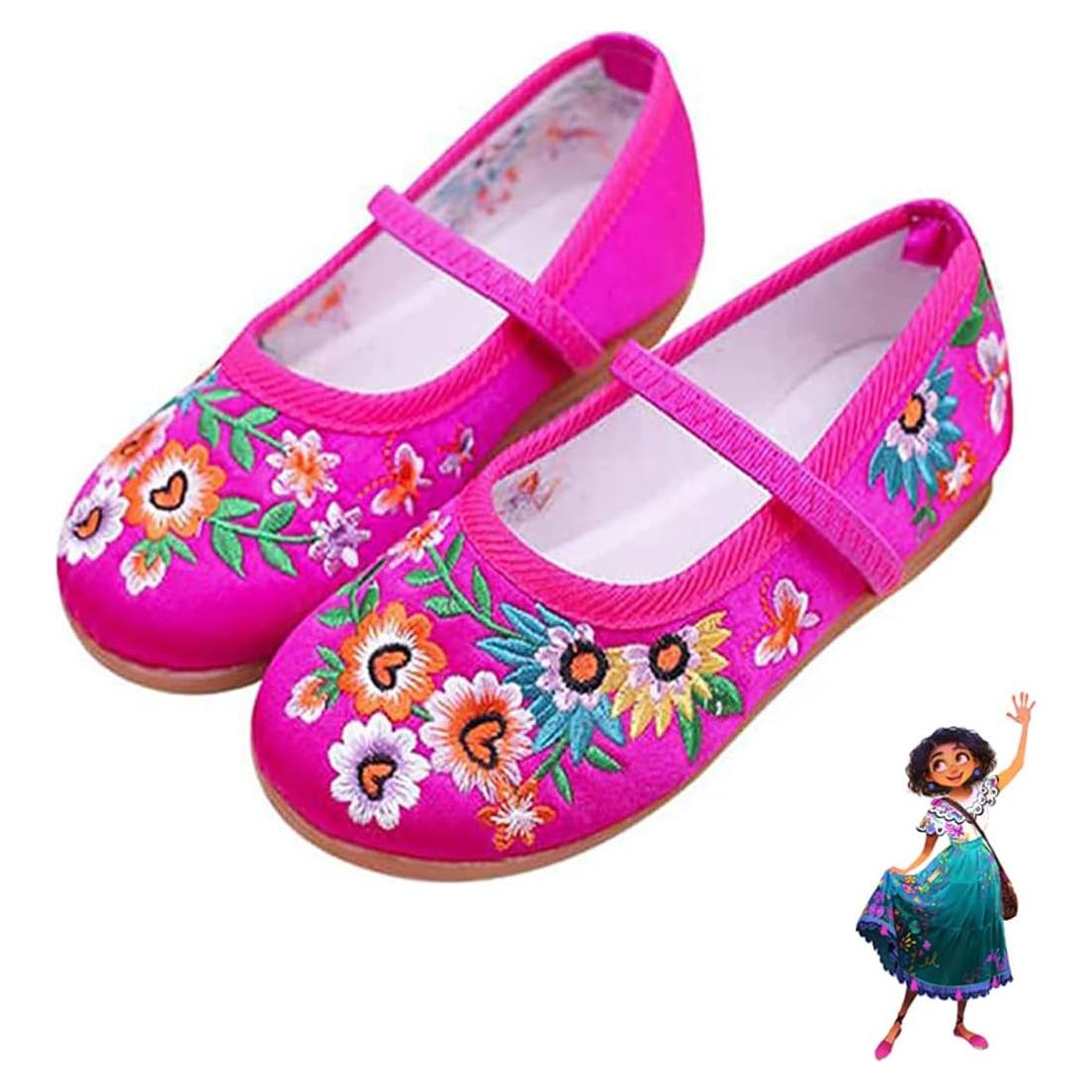 Zapatos de Disfraz Encanto Mirabel Isabela para Niñas - Rosa
