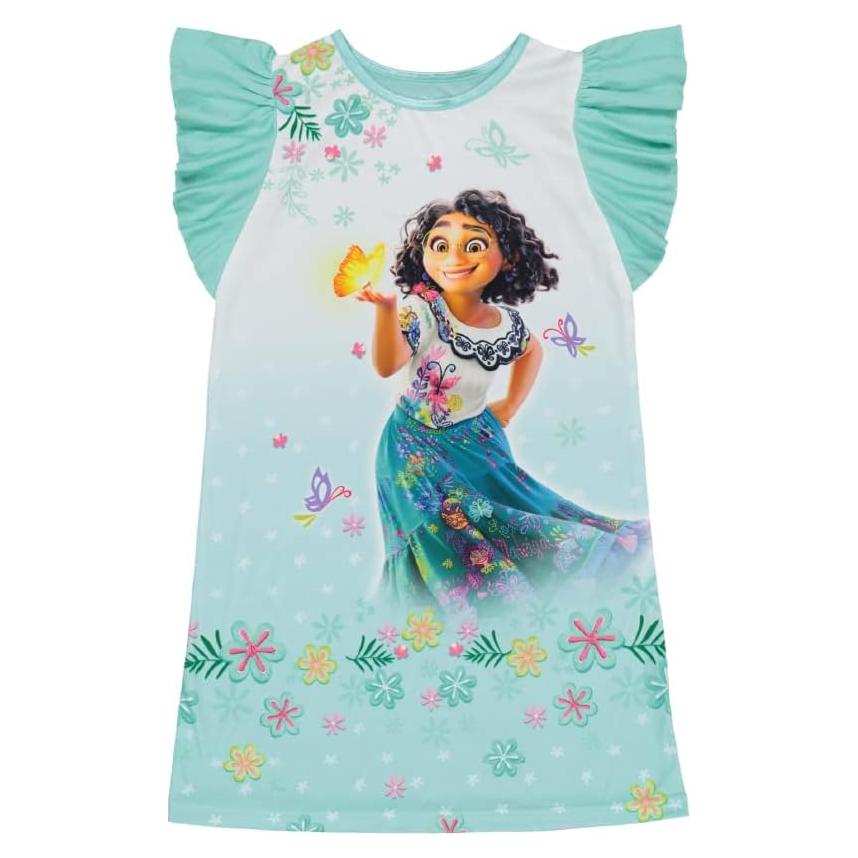 Pijamas Disney Encanto para Niñas - Vestido de Noche 4-10 Años