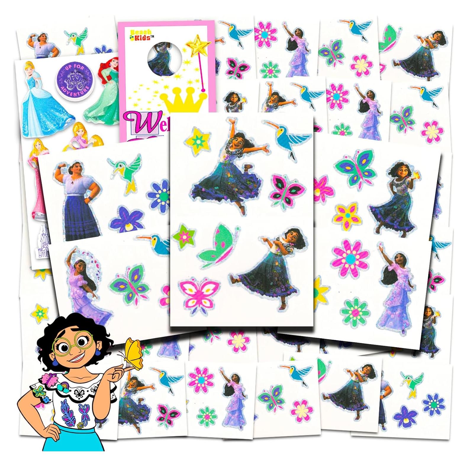 Juego de Tatuajes Temporales Disney Encanto - 96 Tatuajes