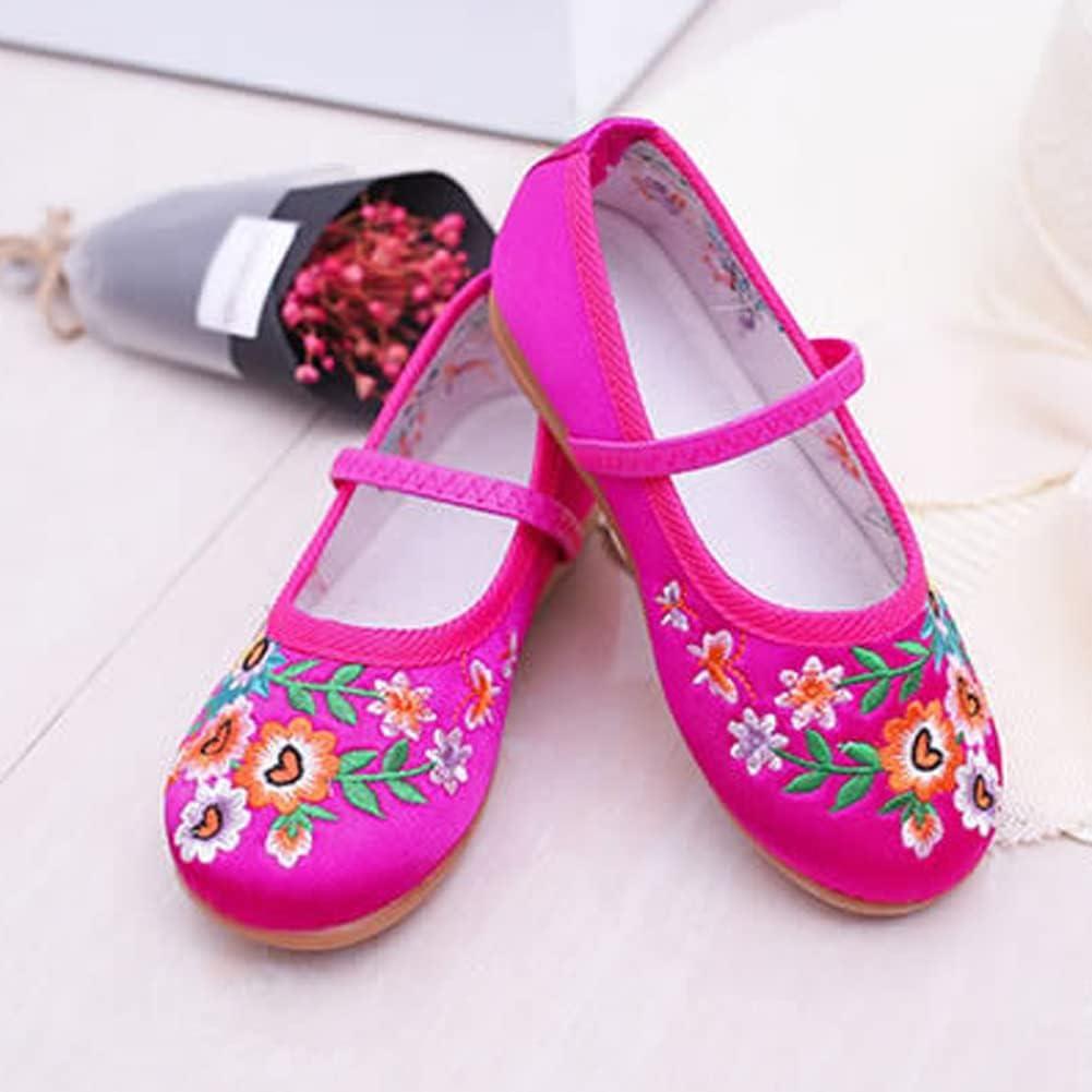 Zapatos de disfraz para niñas IDOTTA Mary-Jane bordados