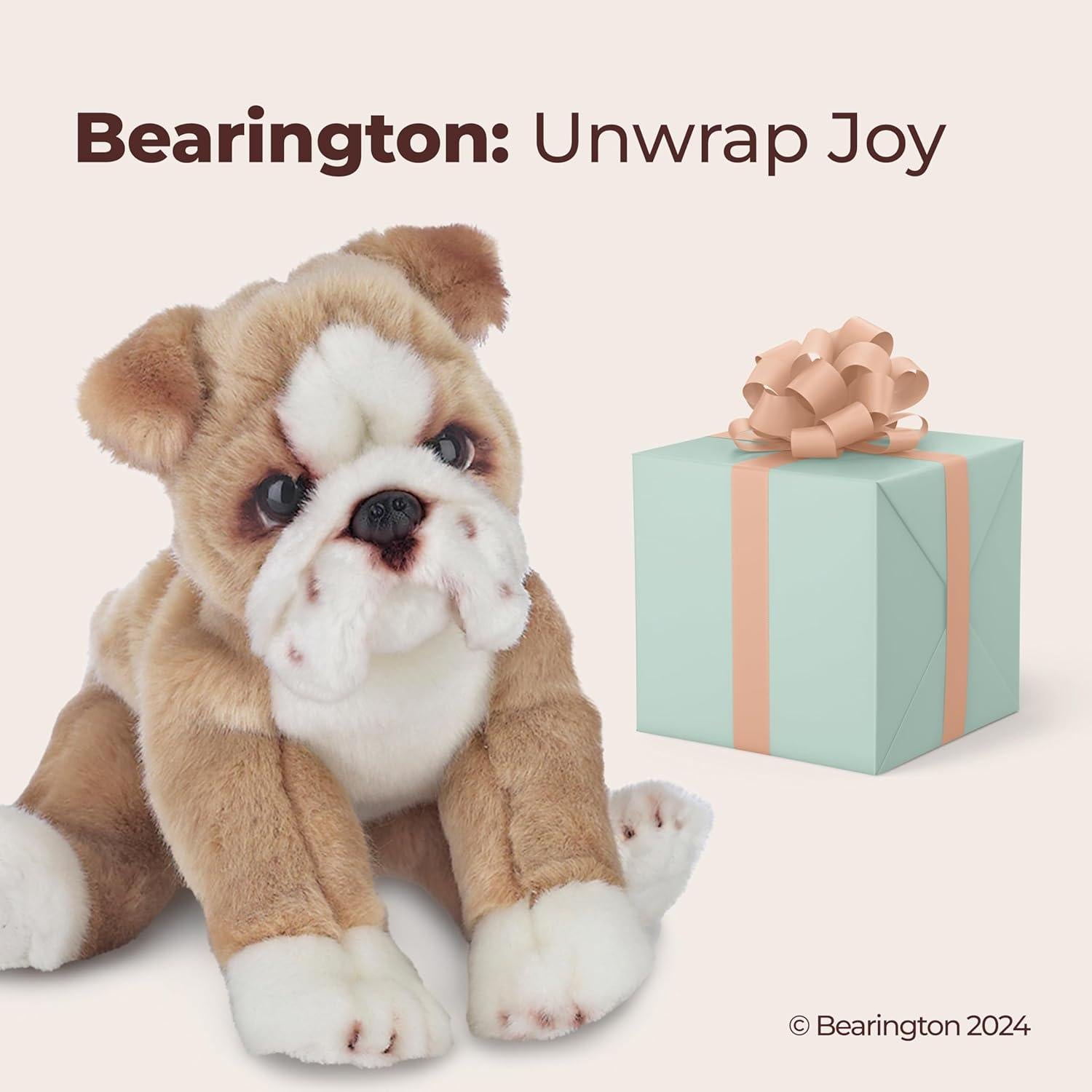 Peluches Bearington Tug Bulldog Inglés 33 cm Juguete Infantil