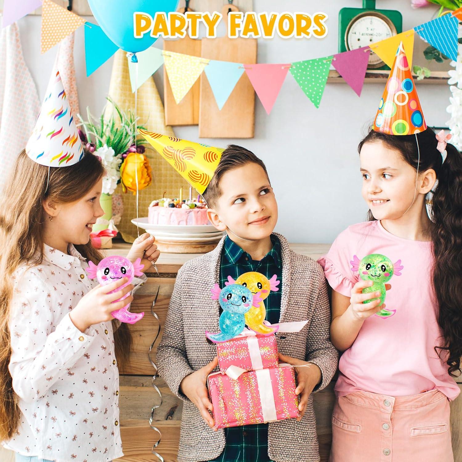 Set de 8 Juguetes Antiestrés Axolote LSGYPAQ - 4 Colores