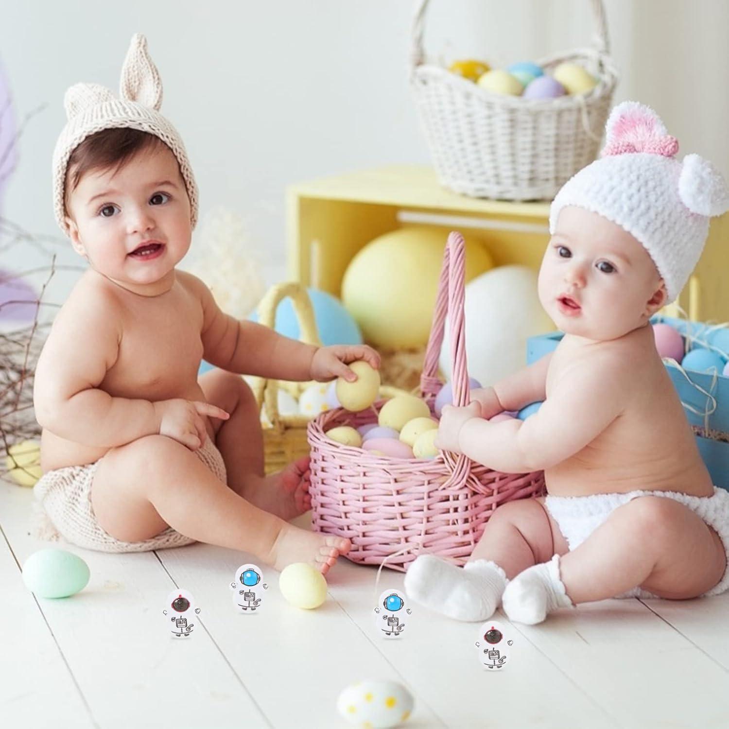 30 Juguetes Roly Poly Astronauta Decorativos 4cm Color Mezclado