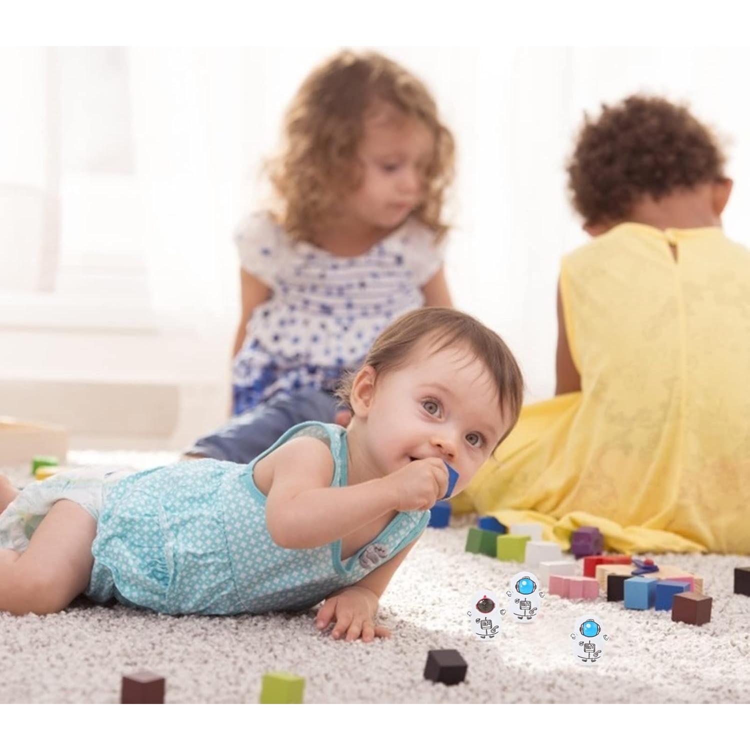 30 Juguetes Roly Poly Astronauta Decorativos 4cm Color Mezclado