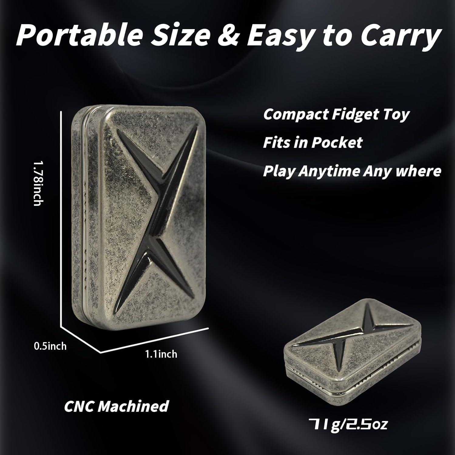 Deslizador Antiestrés Magnético de Metal GoQQby - Compacto y Portátil