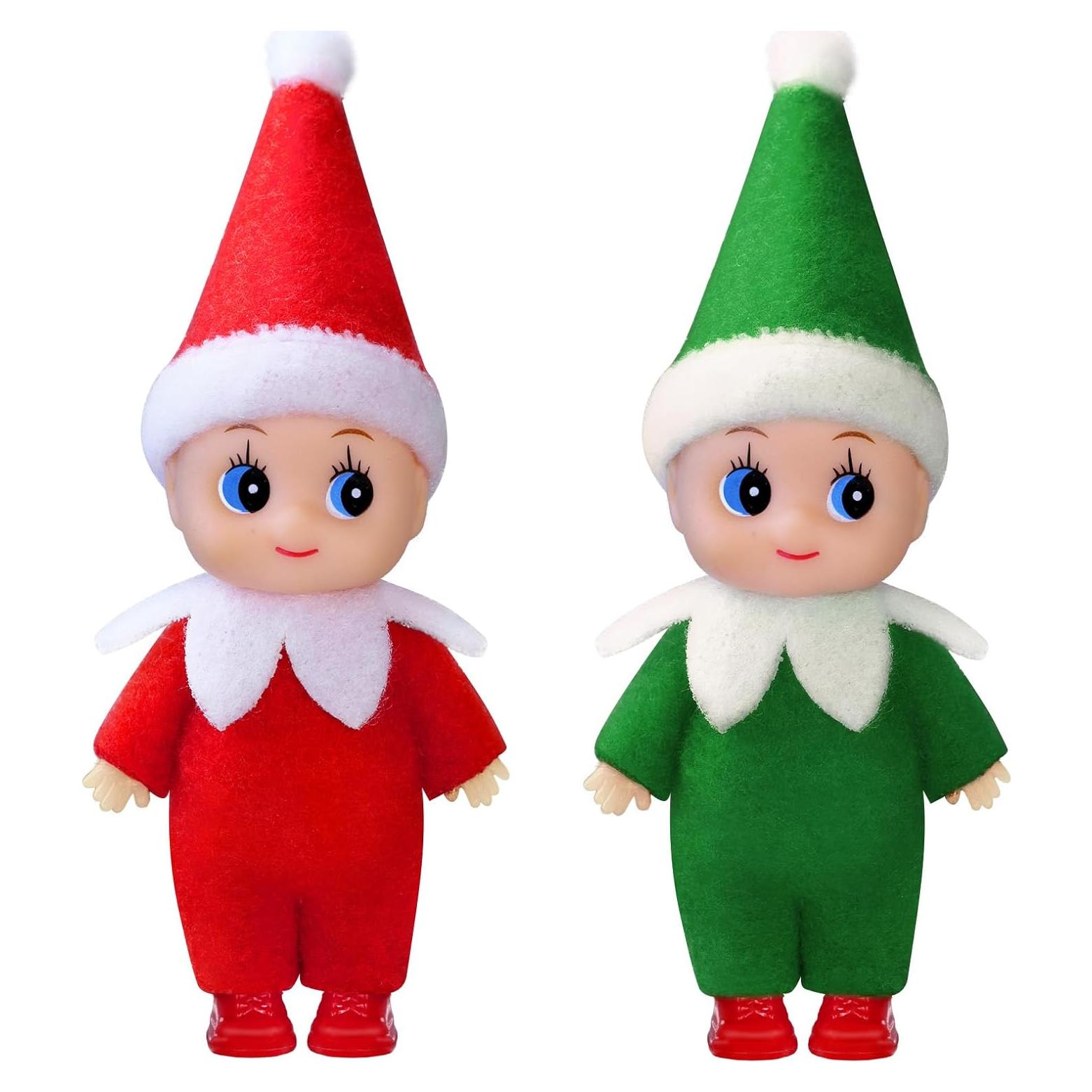 Muñecos de Elfo Navideño Dokeawo 10.9 cm Coloridos para Decoración