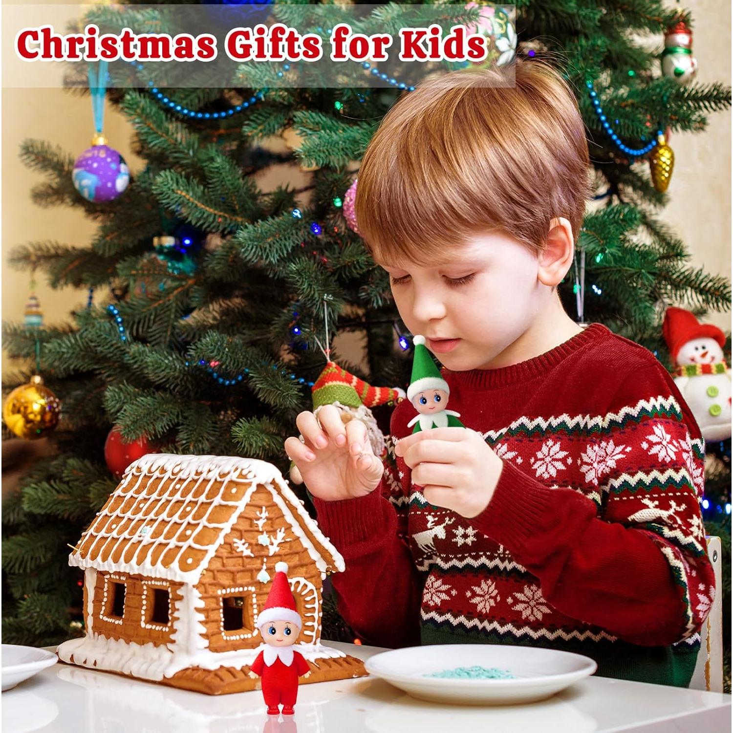 Muñecos de Elfo Navideño Dokeawo 10.9 cm Coloridos para Decoración