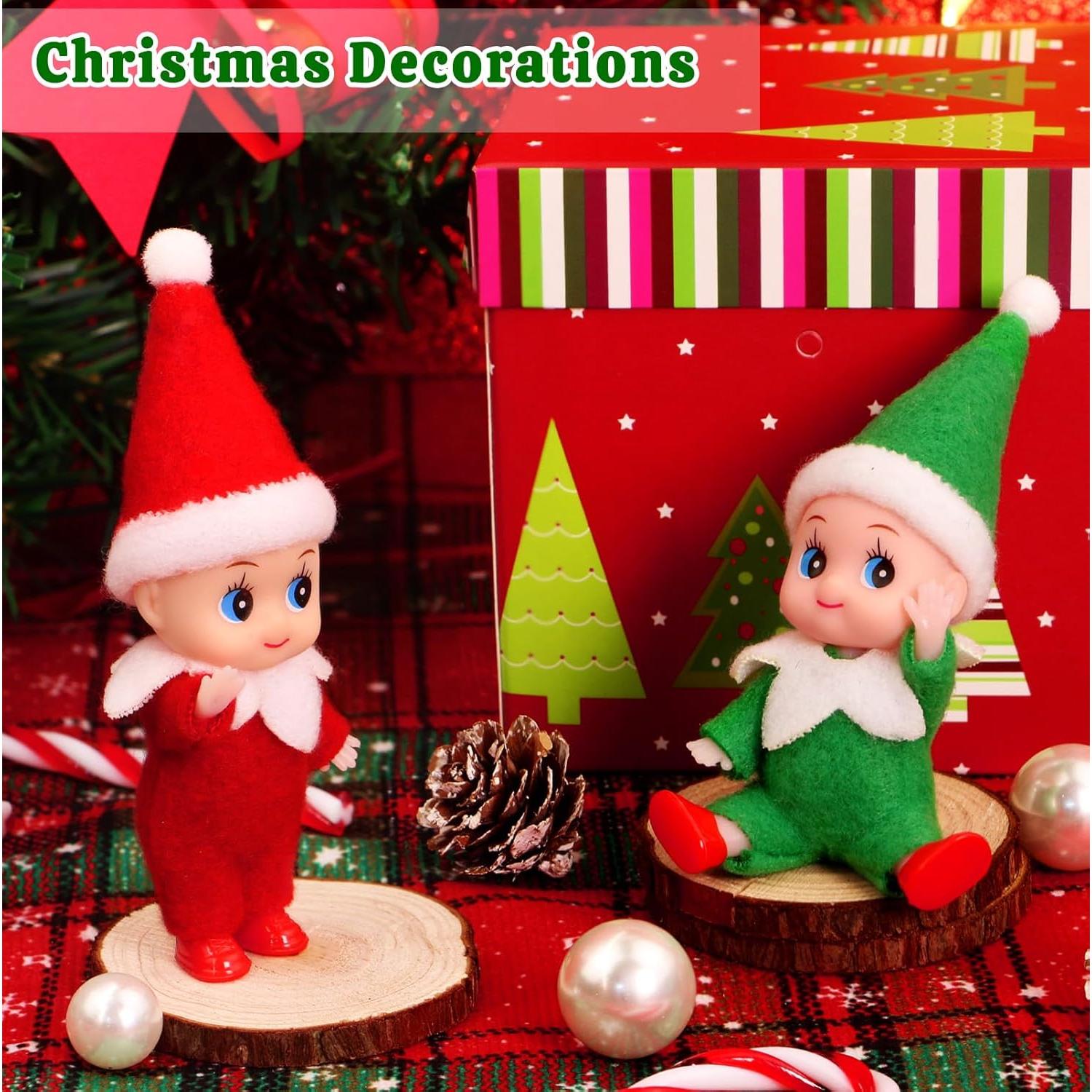 Muñecos de Elfo Navideño Dokeawo 10.9 cm Coloridos para Decoración