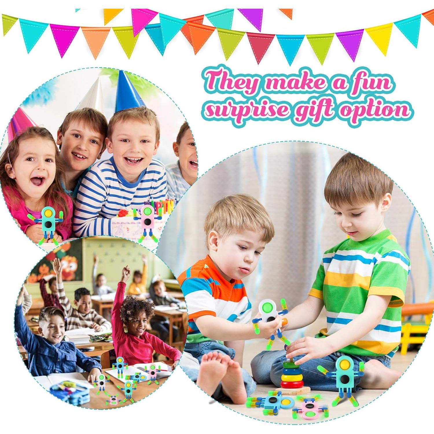 72 Juguetes Antiestrés Transformables Shappy para Alivio TDAH