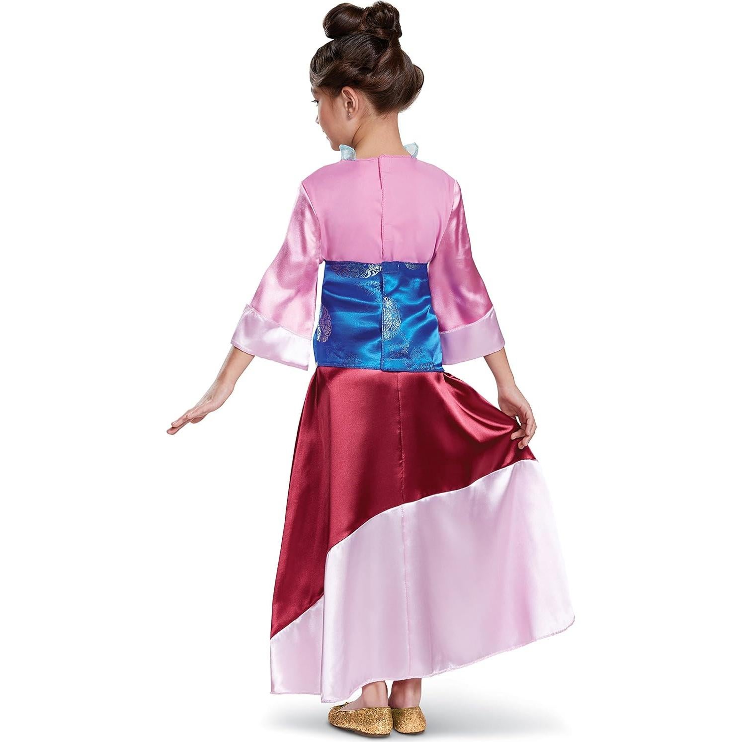 Disfraz Mulan Deluxe Rosa Niña 4-6 años - Disney