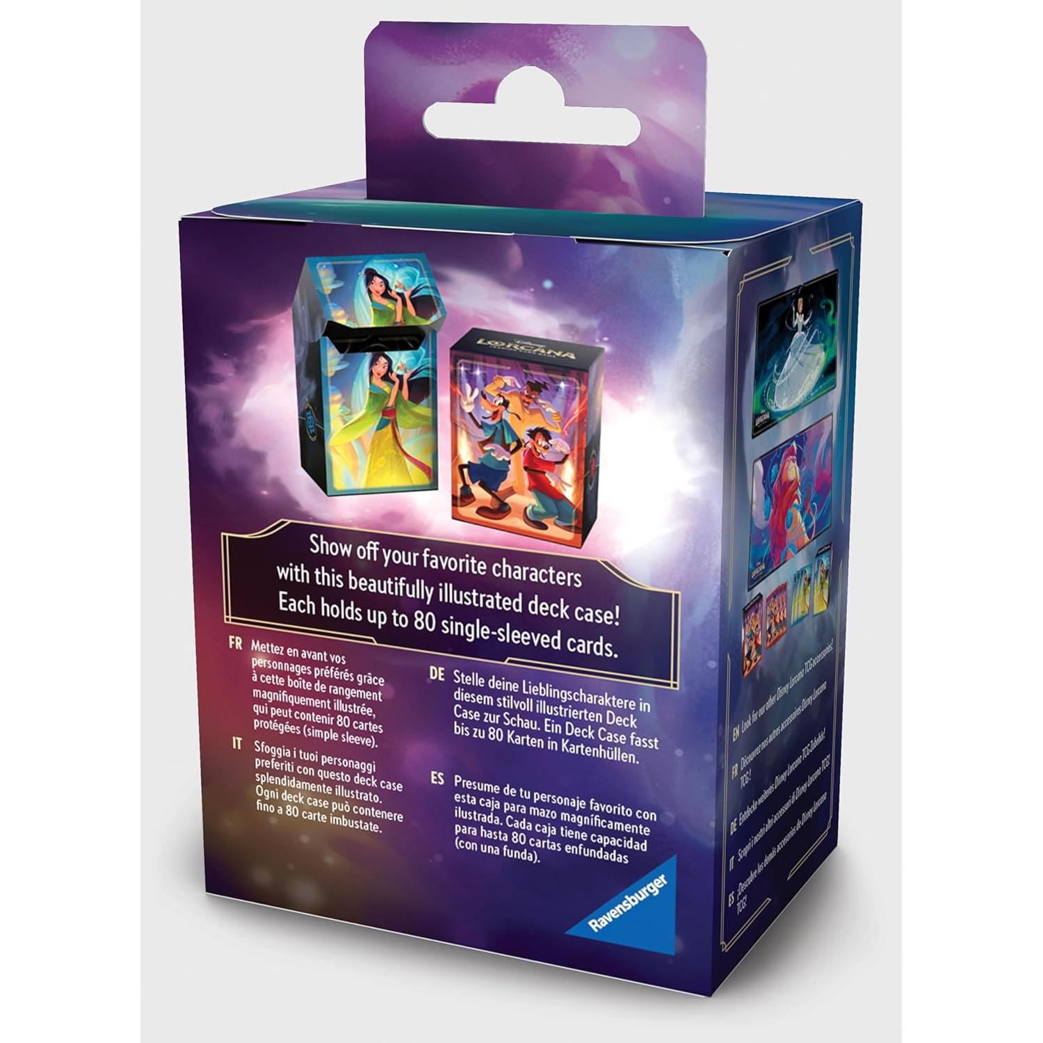 Caja de Cartas Ravensburger Disney Lorcana Mulan 80 Cartas