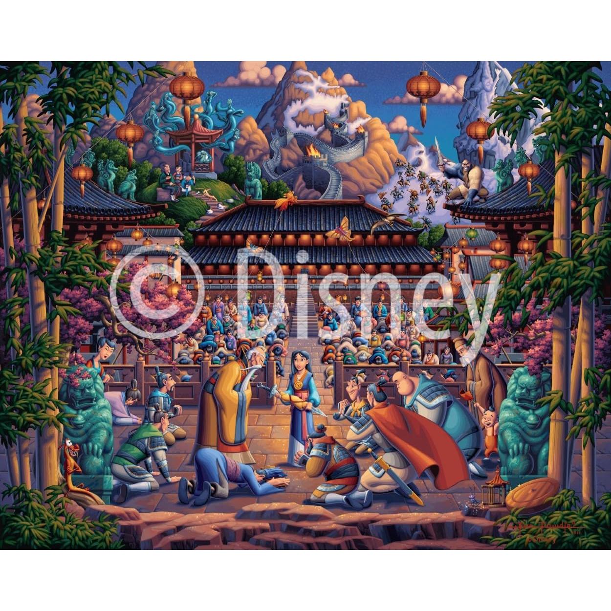 Rompecabezas Disney Mulan 500 Piezas Dowdle 40.64x50.8 cm