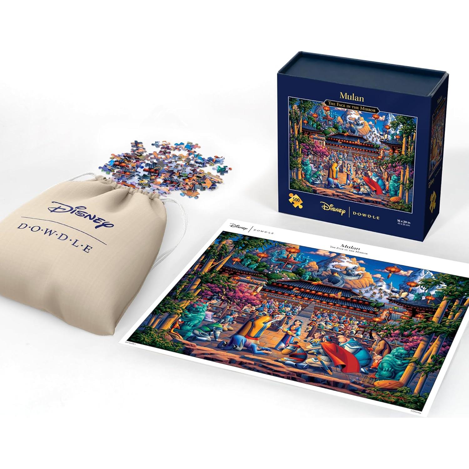 Rompecabezas Disney Mulan 500 Piezas Dowdle 40.64x50.8 cm