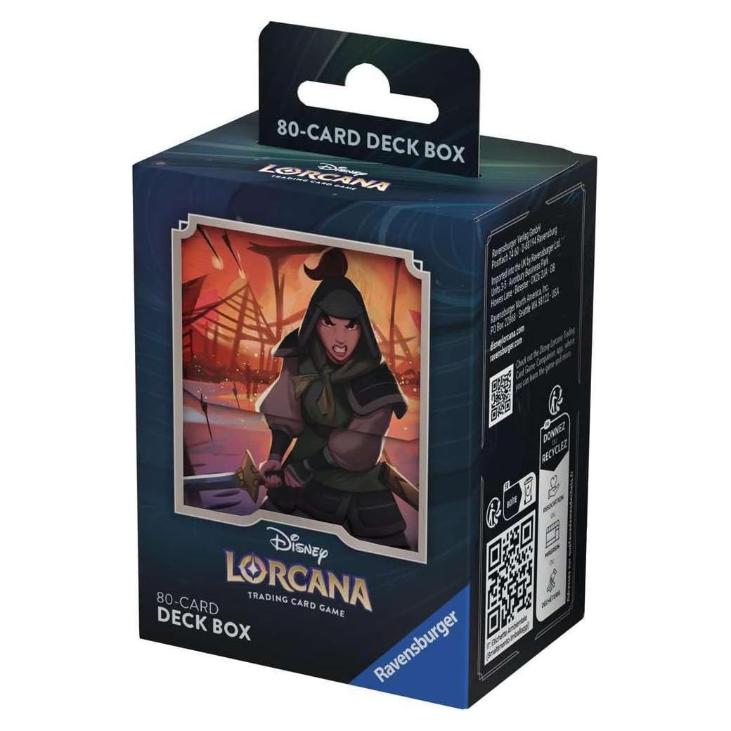 Caja de Cartas Disney Lorcana Ravensburger Mulan 80 Cartas