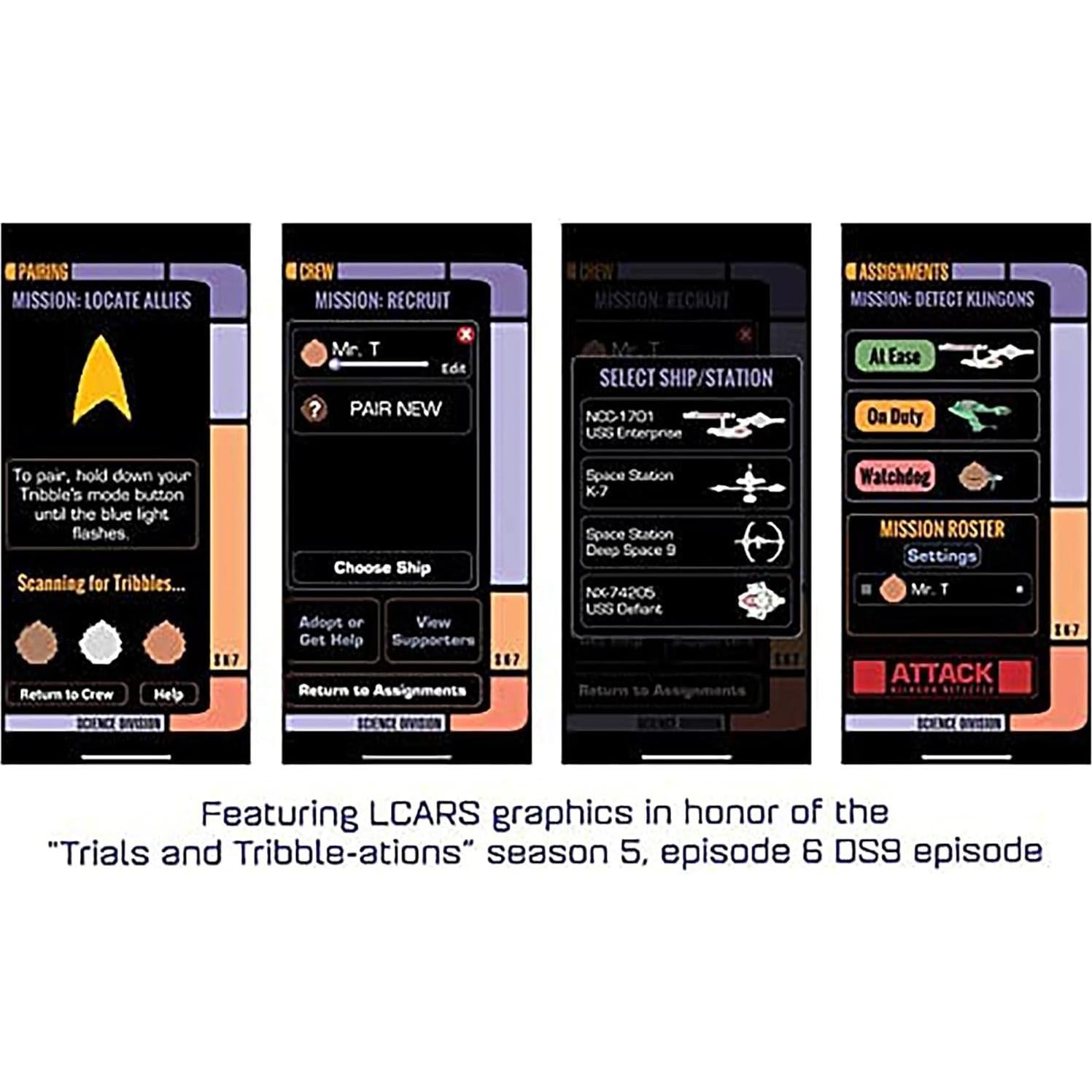 Tribble Interactivo de Peluche Star Trek 20 cm con Sonidos