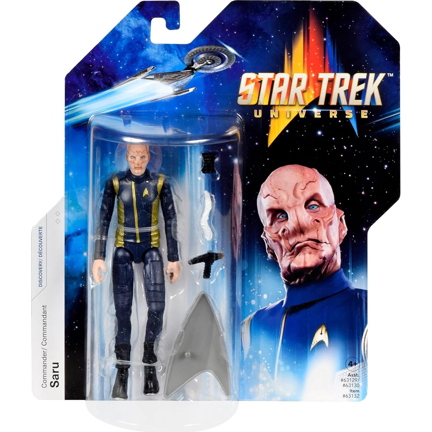 Figura de Acción Comandante Saru Star Trek 14 cm con Accesorios