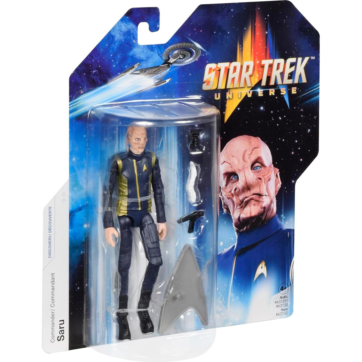 Figura de Acción Comandante Saru Star Trek 14 cm con Accesorios